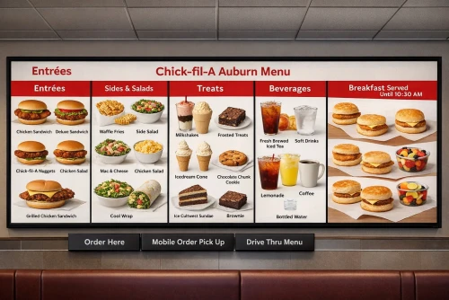 Chick Fil A Storefront in Auburn