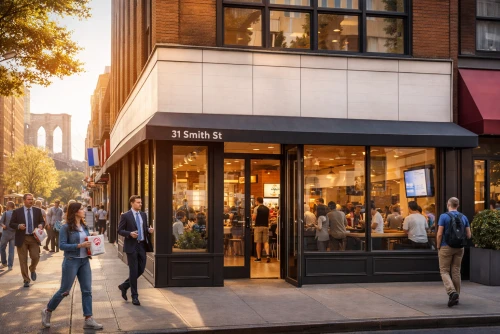 Chick Fil A Storefront in Brooklyn