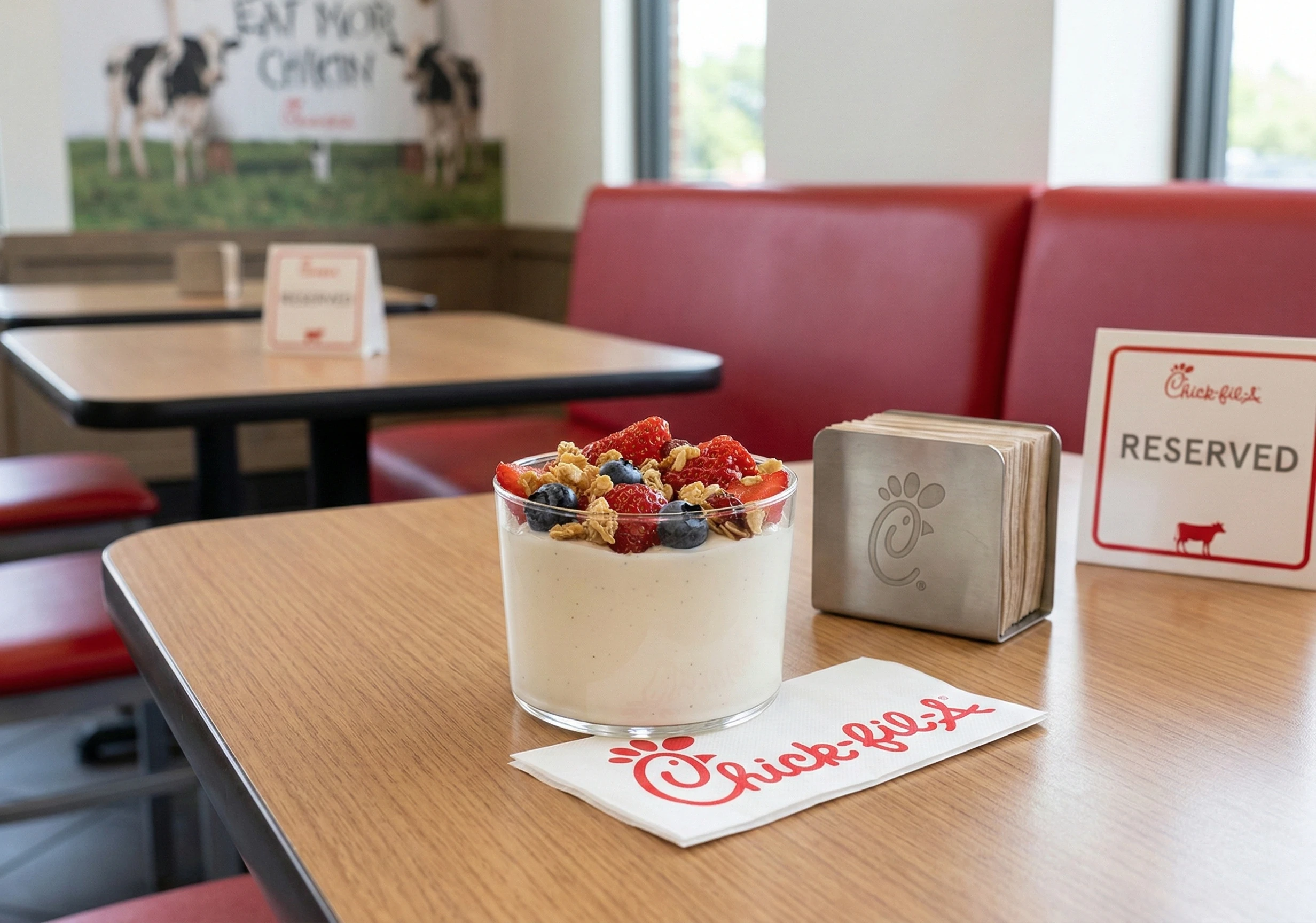 Berry Parfait w/ Granola  chick fil a menu