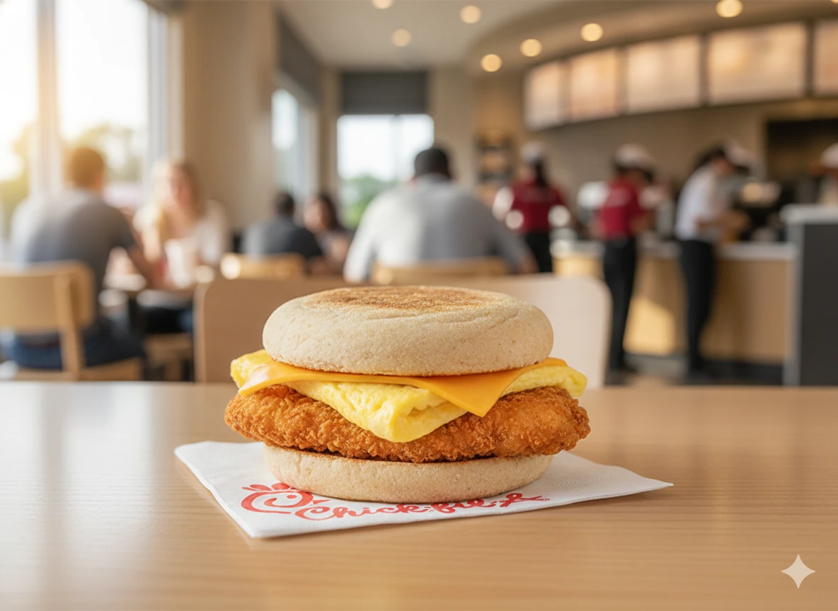 Chicken, Egg & Cheese Muffin