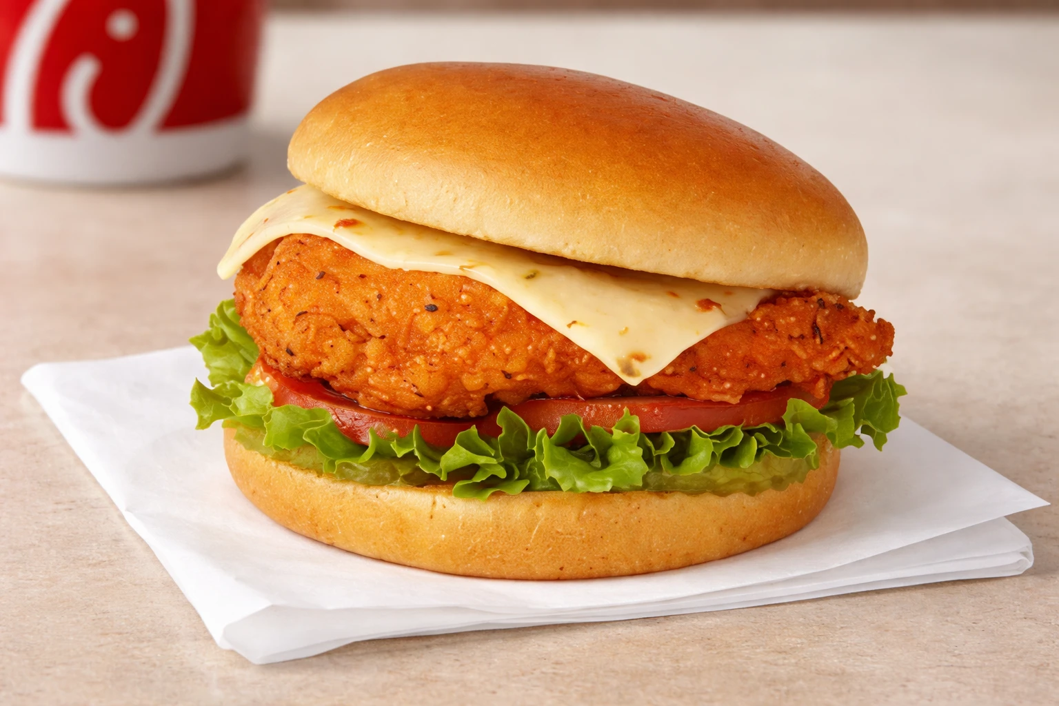 Spicy Chicken Sandwich Deluxe Meal